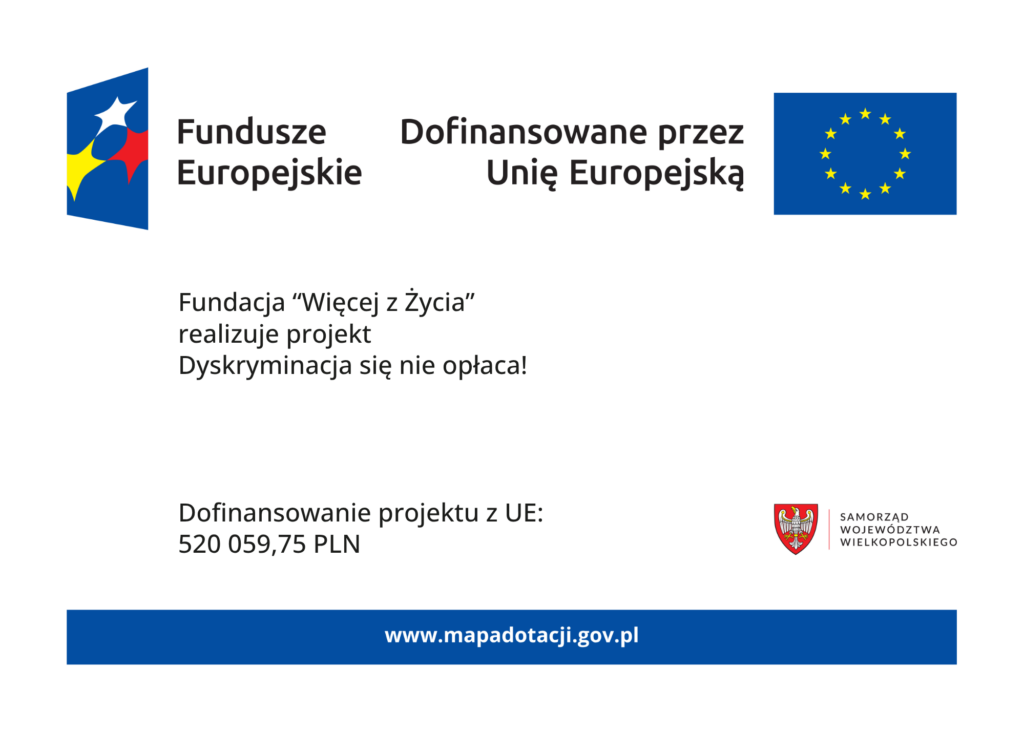 Fundusze europejskie. dofinansowane przez unię europejską - plakat