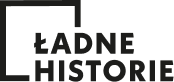 Logo: Czarny napis:  ładne historie