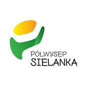 Logo: napis półwysep sielanka